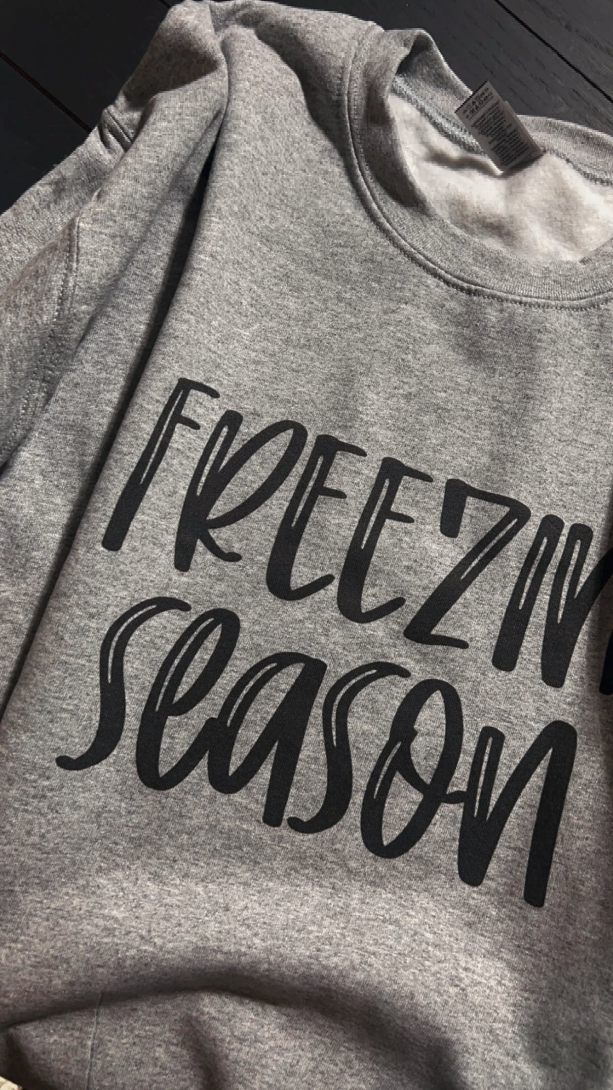 Freezin’ Season Graphic Crewneck Sweatshirt