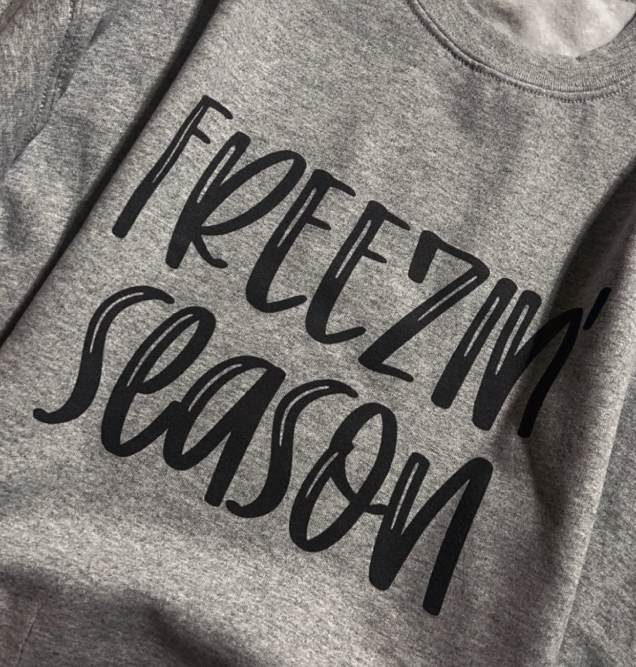 Freezin’ Season Graphic Crewneck Sweatshirt