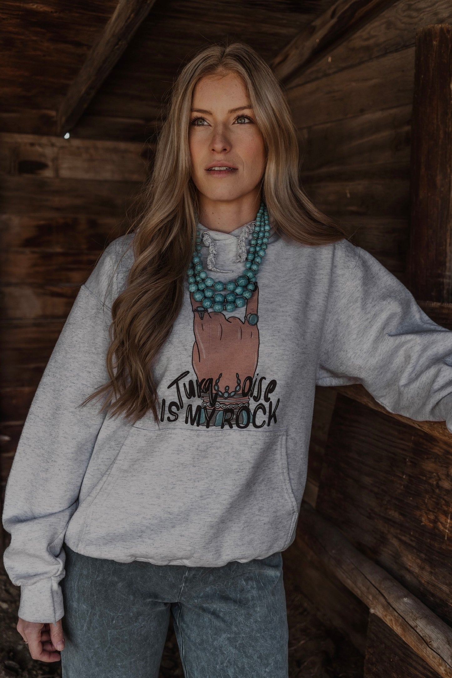 Turquoise Is My Rock Sweatshirt