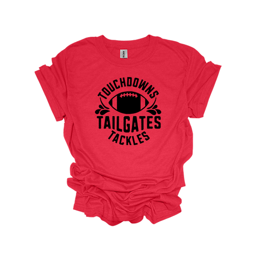 TOUCHDOWNS TAILGATES AND TACKLES