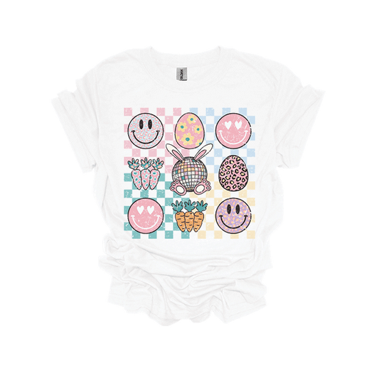 SMILEY EGG CHECKERED